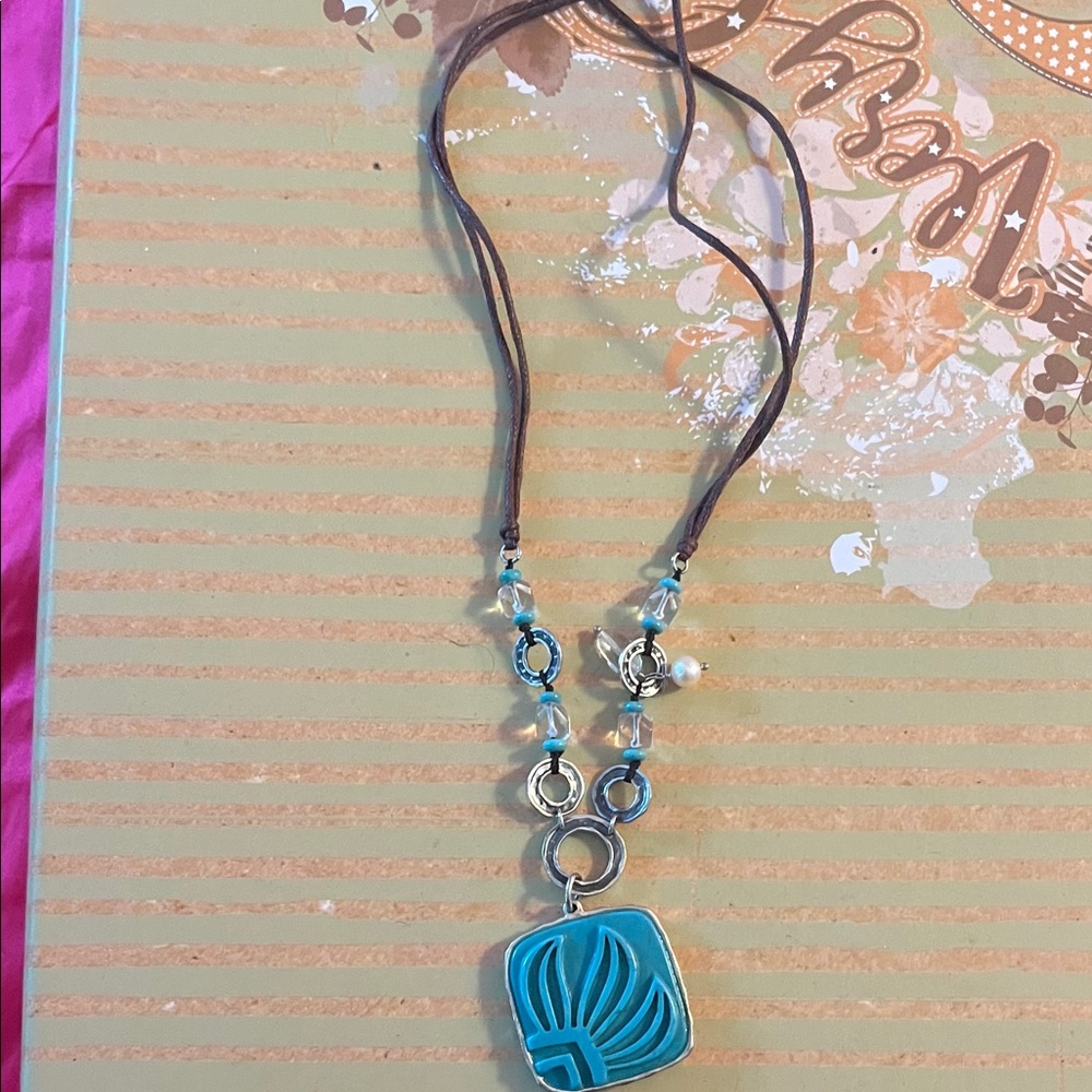 Silpada Turquoise and Silver Necklace